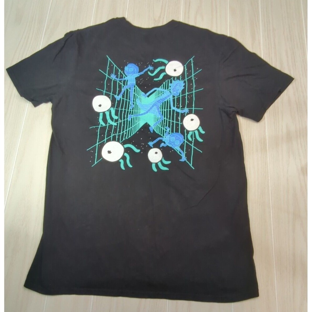 Adult Swim Rick & Morty t shirt Large black men women unisex